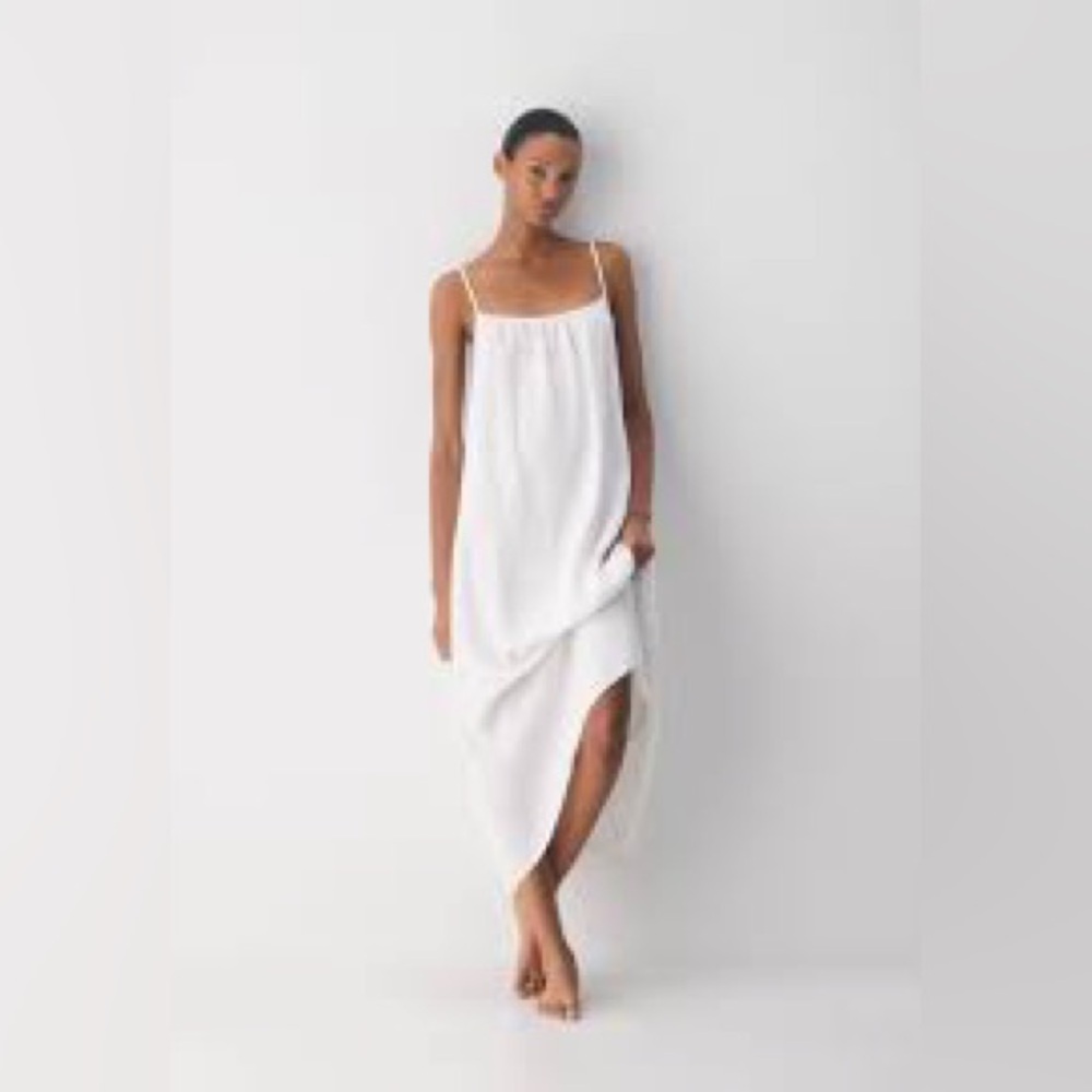 Aritzia Linen Well Being Dress NWOT